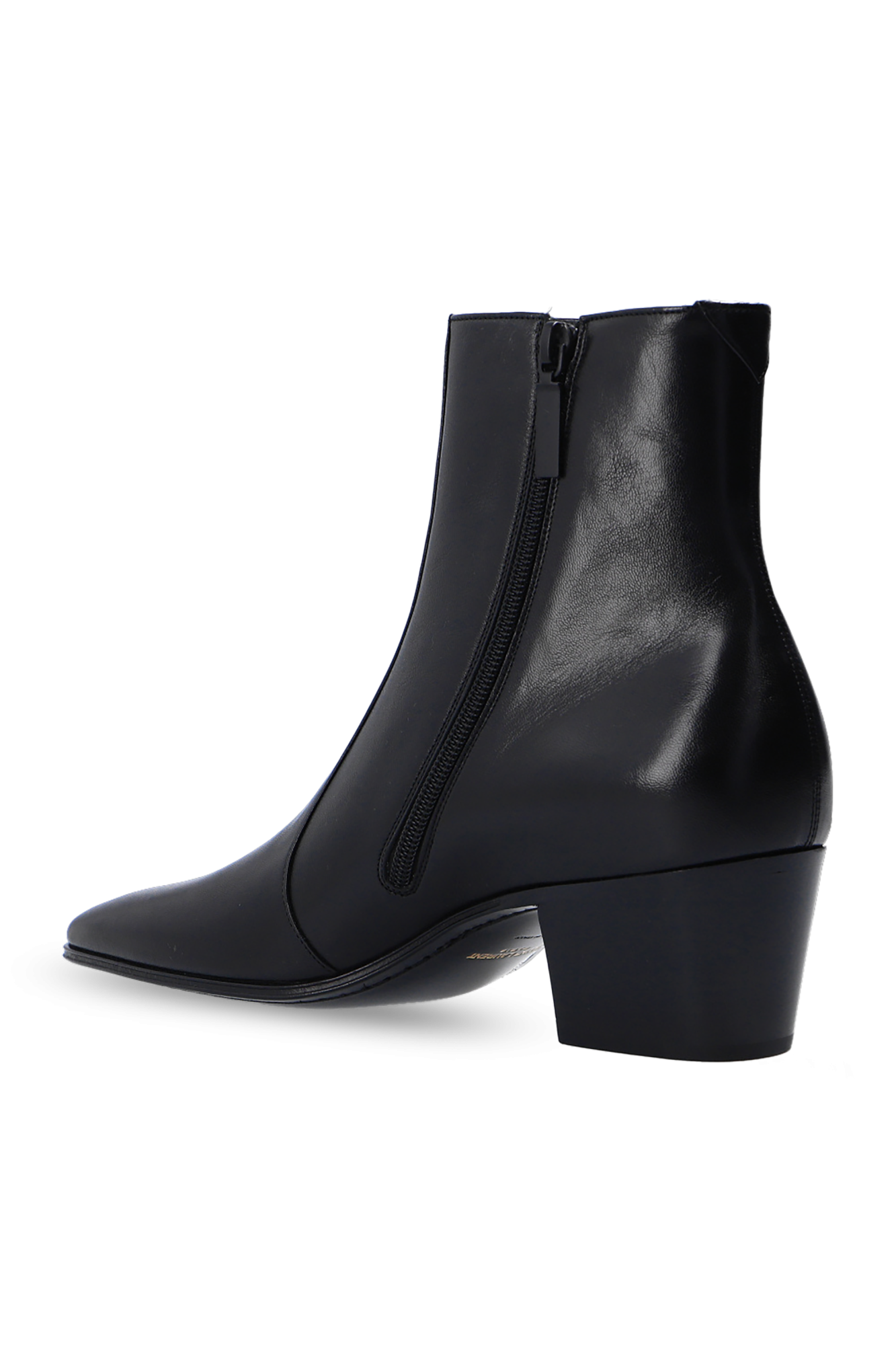 Black 'Vassili' heeled ankle boots Saint Laurent - Vitkac Canada